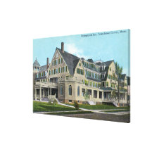 Exterior View of the Templeton Inn Gallery Wrap Canvas