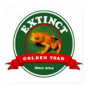 Extinct Golden Toad posters by urbanadventurer Extinct Golden Toad posters