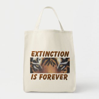 Extinction is forever bag