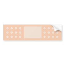 Extra Large Bandage Bumper Sticker