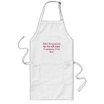 Extra long apron