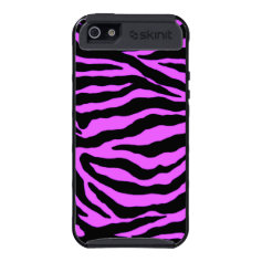 Extra Protection Pink Zebra iPhone Case iPhone 5 Covers