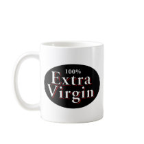 extra virgin mug