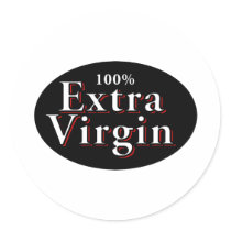 extra virgin sticker