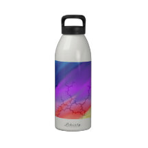 Extracto del arco iris botellas de agua reutilizables
