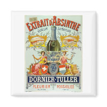 Extrait d'Absinthe magnets by vintagetreasurechest Extrait d'Absinthe magnets
