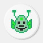 Extranjero de Martian del pixel Iman Para Frigorífico
