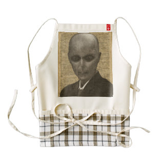 Extranjero sobre la página del diccionario delantal zazzle HEART