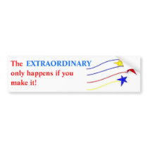 Extraordinary bumper stickers by brianefp Extraordinary bumper stickers