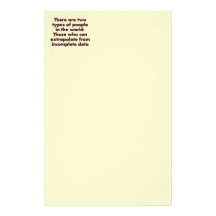 Extrapolate This... Customized Stationery
