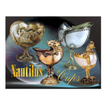 Extravagant Nautilus Cups Post Cards
