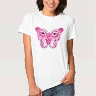 Extravanganter butterfly in pink ones
