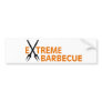 extreme barbecue bumper sticker