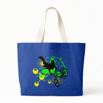 Extreme Biking Tote Bags