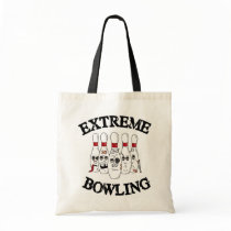 Extreme Bowling Tote Bags