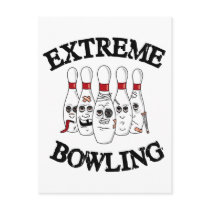 Extreme Bowling Postcard