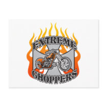 Extreme Choppers postcards by cartshirt Extreme Choppers postcards
