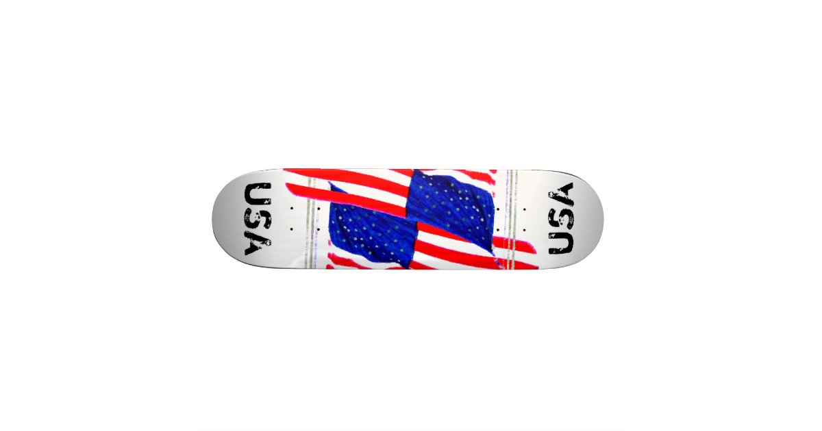 Extreme Designs Skateboard Deck USA 2 CricketDiane Zazzle