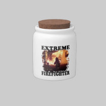 Extreme Firefighter candy jars