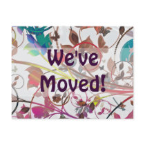 Extreme Floral - White Background Post Card