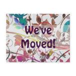 Extreme Floral - White Background postcards