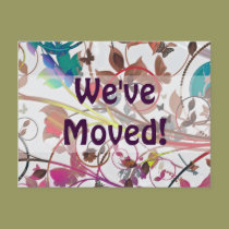 Extreme Floral - White Background postcards