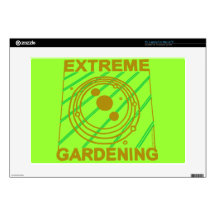 Extreme Gardening Crop Circle Humor 15" Laptop Skin