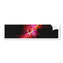 Extreme Heart Bumper Stickers