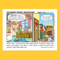 Extreme Heart Makeover postcard postcards