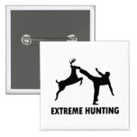 Extreme Hunting Deer Karate Kick Pins