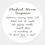 Extreme Memory Lapse Round Stickers