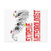 Extreme Meterologist Post Card