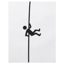 extreme mountain climber icon custom flyer