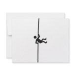 extreme mountain climber icon invitations