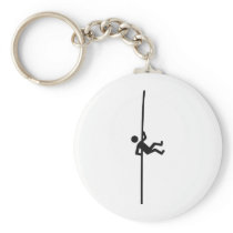 extreme mountain climber icon keychain