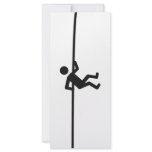 extreme mountain climber icon rack card template