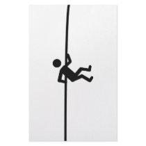 extreme mountain climber icon stationery design