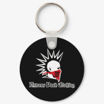 Extreme Punk Logo Button keychains by extremepunk Extreme Punk Logo Button keychains