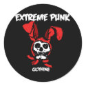 Extreme Punk Rabbit Skull stickers by extremepunk Extreme Punk Rabbit Skull stickers