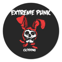 Extreme Punk Rabbit Skull stickers by extremepunk Extreme Punk Rabbit Skull stickers