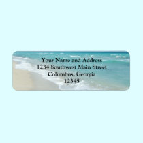 Extreme Relaxation Beach View Return Address Labels
