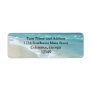 Extreme Relaxation Beach View Return Address Labels