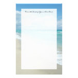 Extreme Relaxation Beach View Customized Stationery