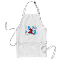 EXTREME SNOWBOARDING aprons by dgpaulart EXTREME SNOWBOARDING aprons