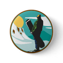 extreme snowboarding design buttons