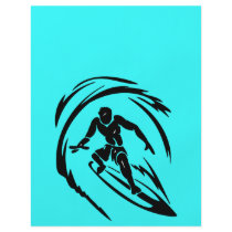 extreme_sport_003 SURFING DUDE TATTOO TRIBAL Flyer Design