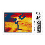 Extreme Sports Freestyle Skateboard Trick postage