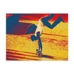 Extreme Sports Freestyle Skateboard Trick postcards