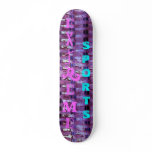 Extreme Sports- Lavendar Abstact 01 Skate Board Decks