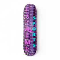 Extreme Sports- Lavendar Abstact 01 Skate Board Decks